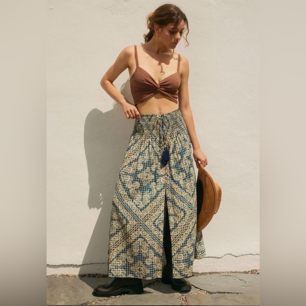 Smocked Skirt